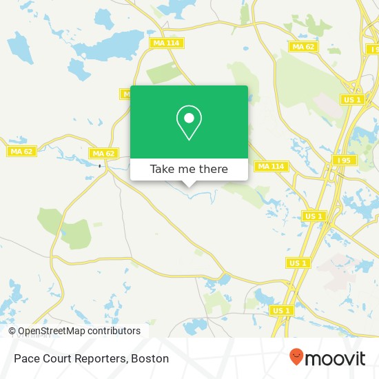 Pace Court Reporters map