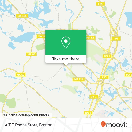 A T T Phone Store map