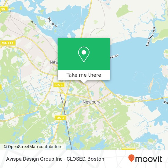 Avispa Design Group Inc - CLOSED map