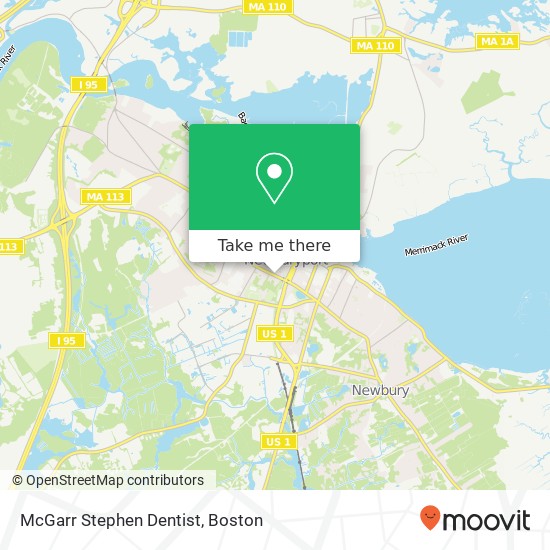 McGarr Stephen Dentist map