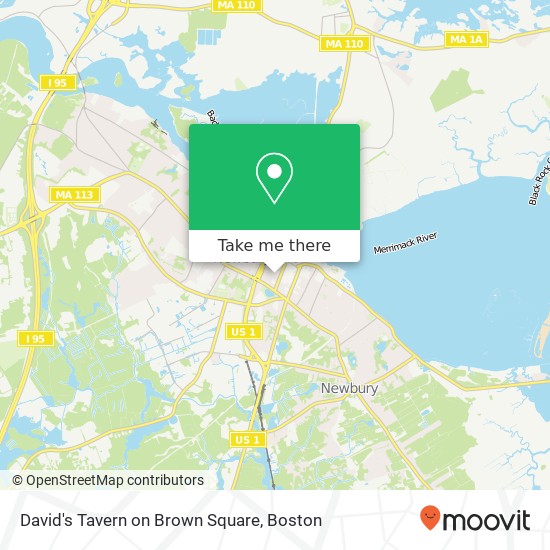 David's Tavern on Brown Square map