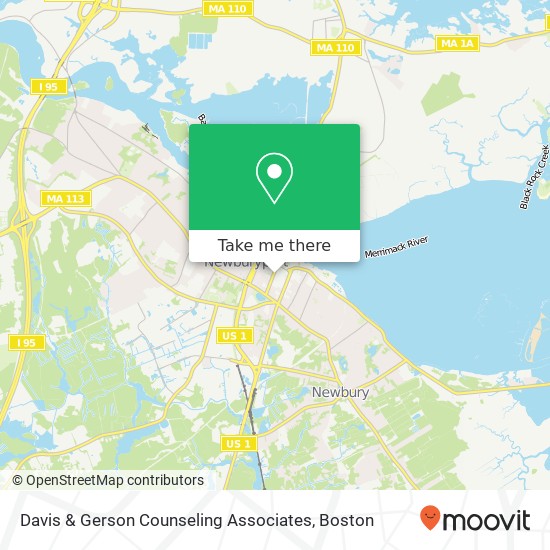 Mapa de Davis & Gerson Counseling Associates