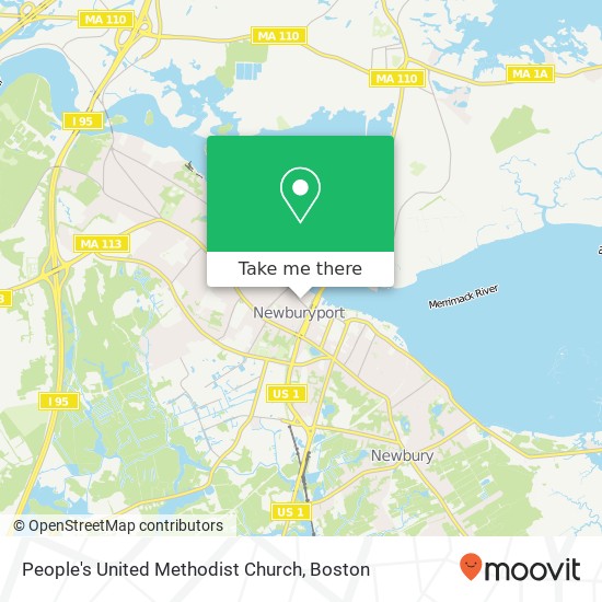 Mapa de People's United Methodist Church