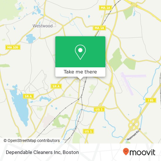 Dependable Cleaners Inc map