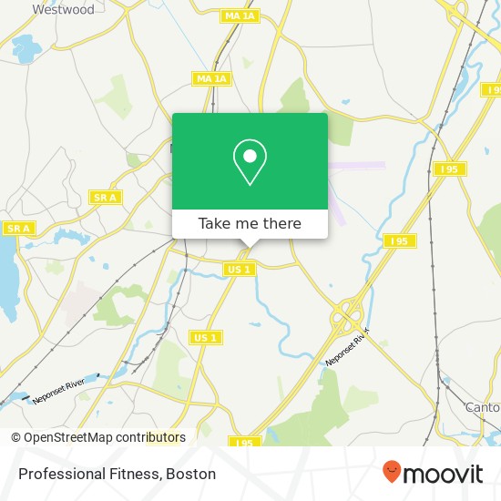 Mapa de Professional Fitness