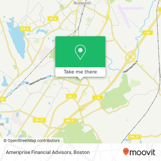 Mapa de Ameriprise Financial Advisors