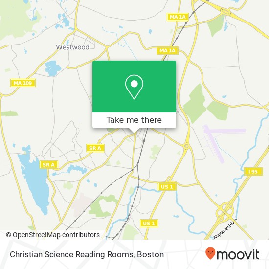 Christian Science Reading Rooms map