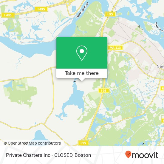 Private Charters Inc - CLOSED map