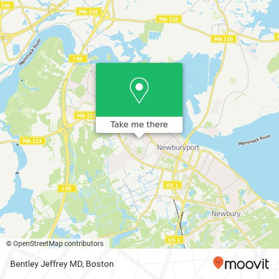 Bentley Jeffrey MD map