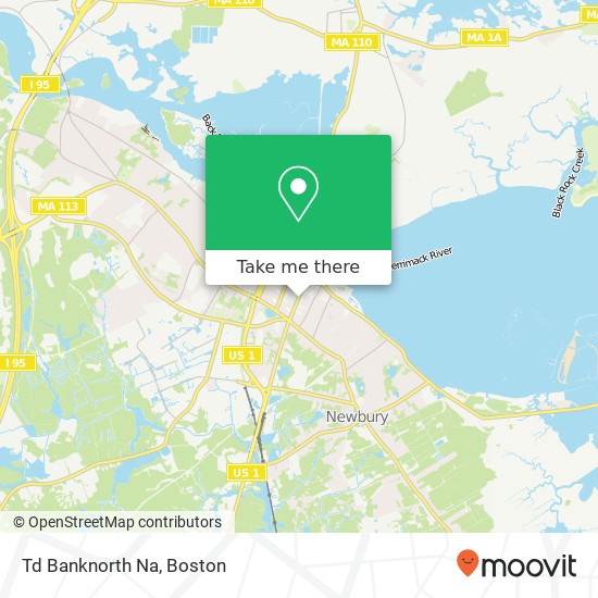 Td Banknorth Na map