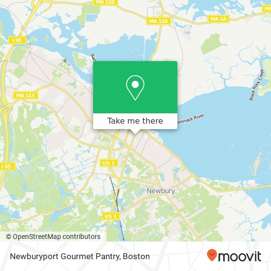 Mapa de Newburyport Gourmet Pantry
