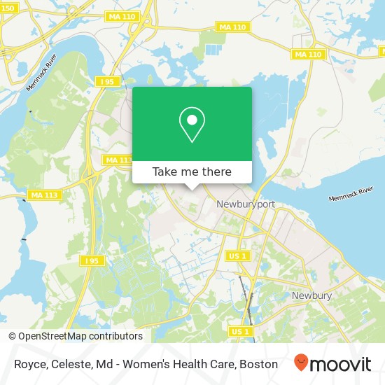 Mapa de Royce, Celeste, Md - Women's Health Care