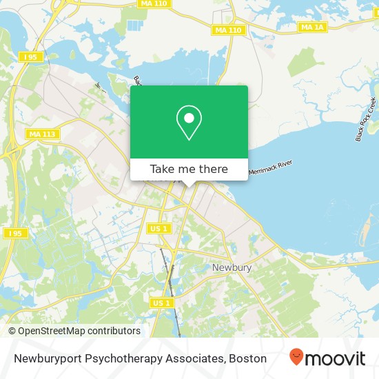 Mapa de Newburyport Psychotherapy Associates