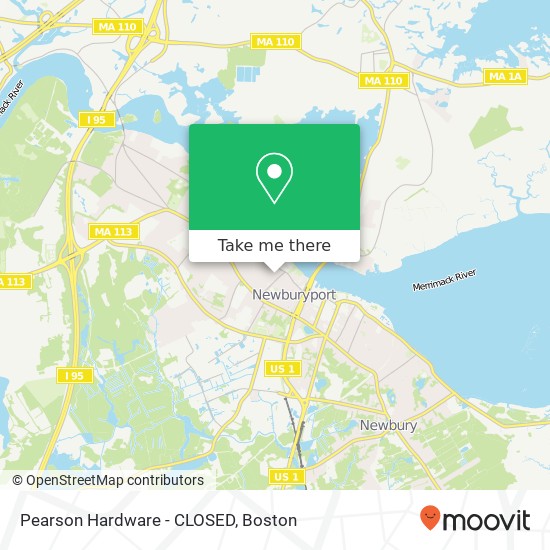 Pearson Hardware - CLOSED map