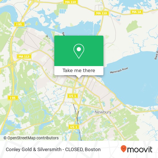 Mapa de Conley Gold & Silversmith - CLOSED