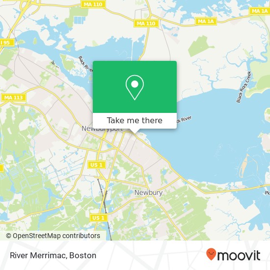 Mapa de River Merrimac