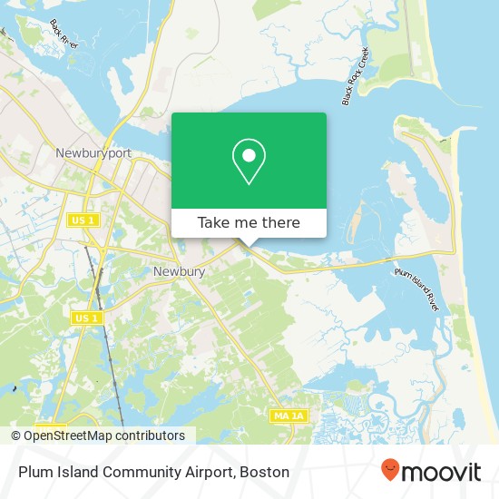 Mapa de Plum Island Community Airport