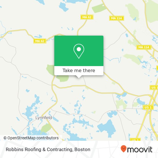 Robbins Roofing & Contracting map