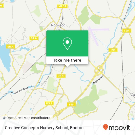 Creative Concepts Nursery School map