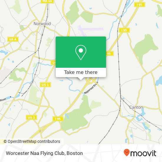 Worcester Naa Flying Club map