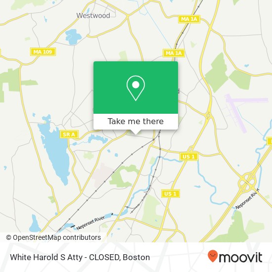 White Harold S Atty - CLOSED map