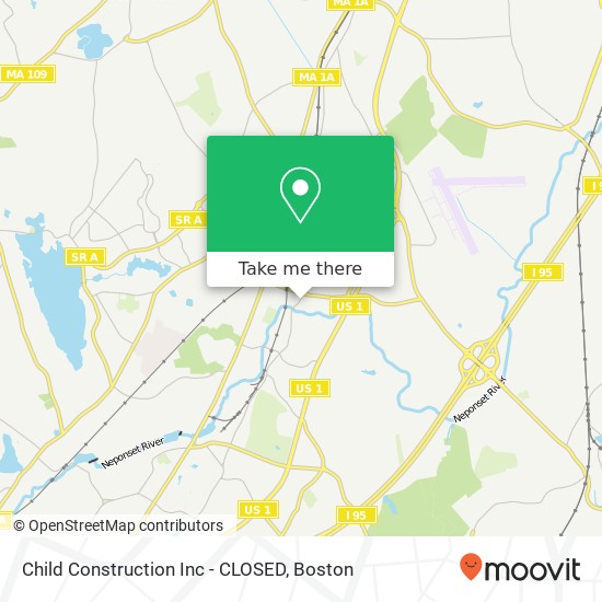 Child Construction Inc - CLOSED map