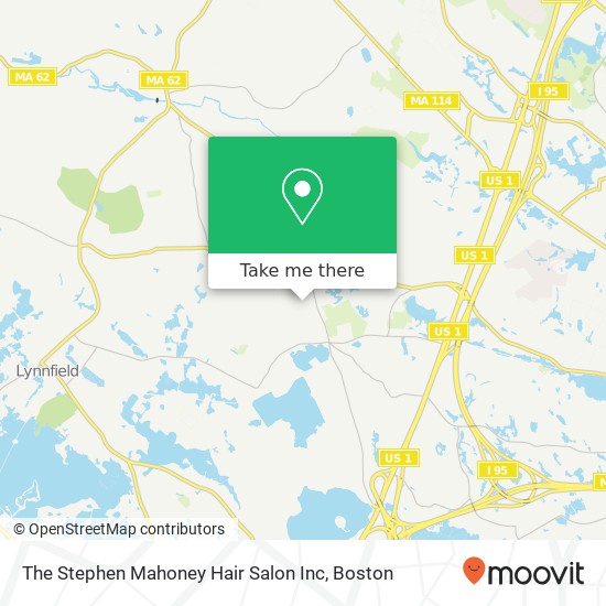 The Stephen Mahoney Hair Salon Inc map