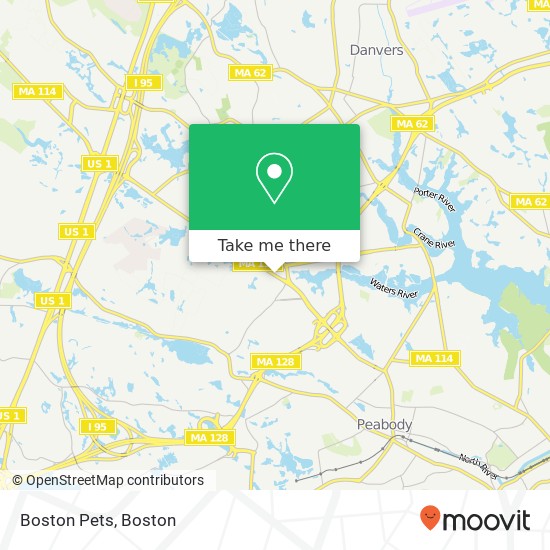 Boston Pets map