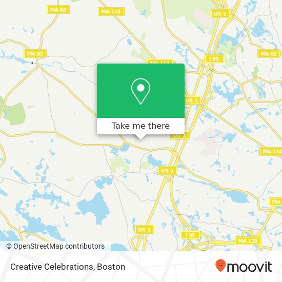 Mapa de Creative Celebrations