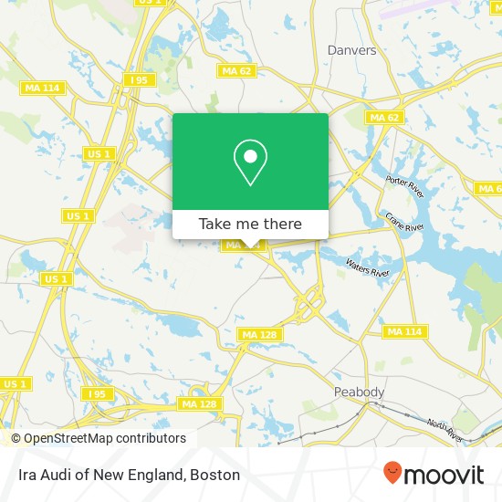 Ira Audi of New England map