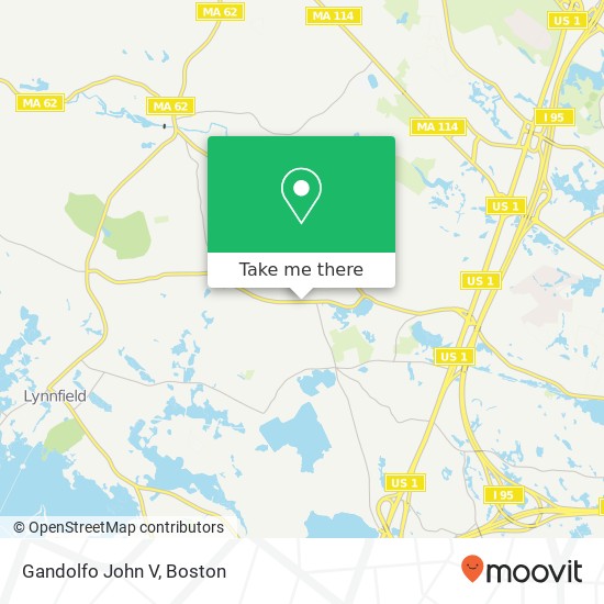 Mapa de Gandolfo John V