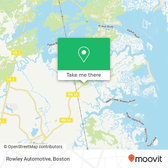 Mapa de Rowley Automotive