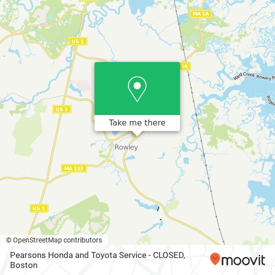 Pearsons Honda and Toyota Service - CLOSED map