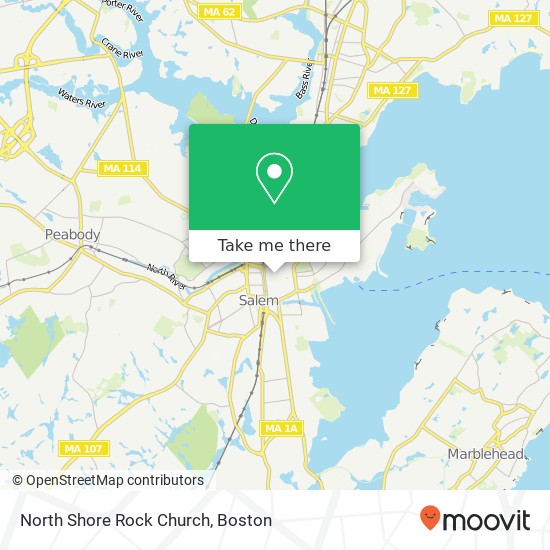 Mapa de North Shore Rock Church