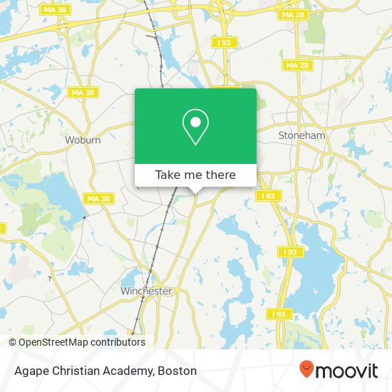 Mapa de Agape Christian Academy