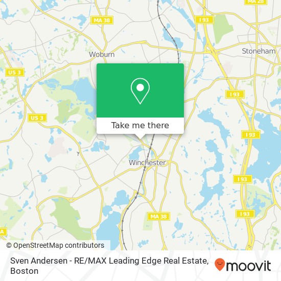 Sven Andersen - RE / MAX Leading Edge Real Estate map