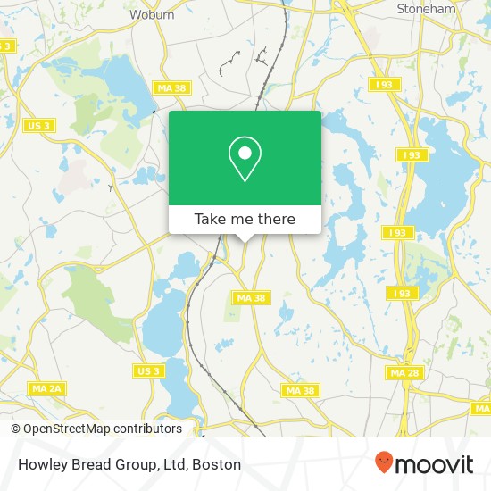 Howley Bread Group, Ltd map