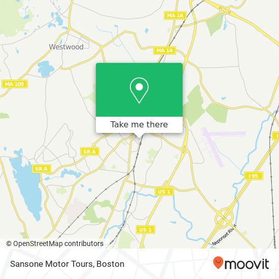 Sansone Motor Tours map