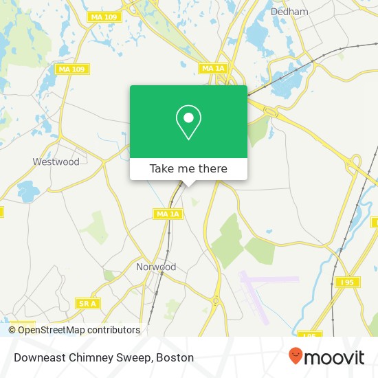 Downeast Chimney Sweep map