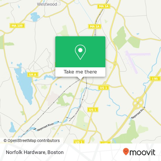 Mapa de Norfolk Hardware