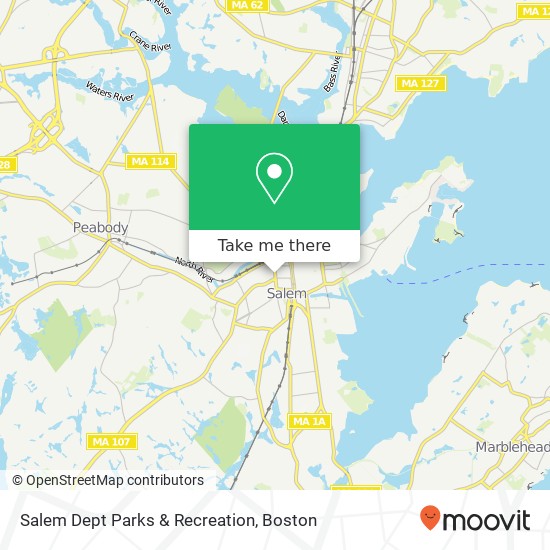 Mapa de Salem Dept Parks & Recreation