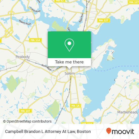 Campbell Brandon L Attorney At Law map