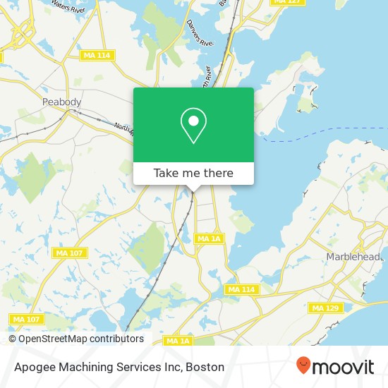 Apogee Machining Services Inc map