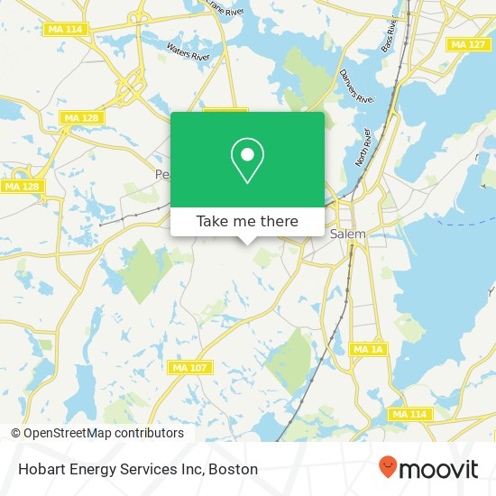 Hobart Energy Services Inc map