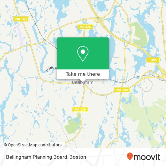 Mapa de Bellingham Planning Board