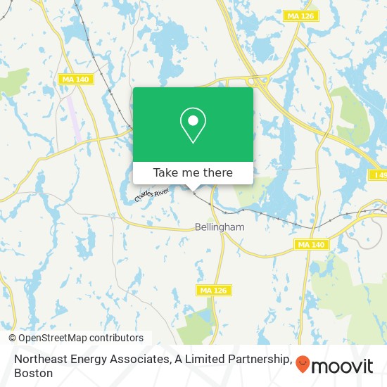 Mapa de Northeast Energy Associates, A Limited Partnership