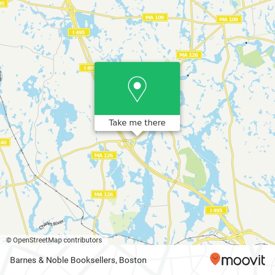 Barnes & Noble Booksellers map