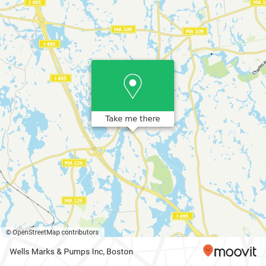 Wells Marks & Pumps Inc map