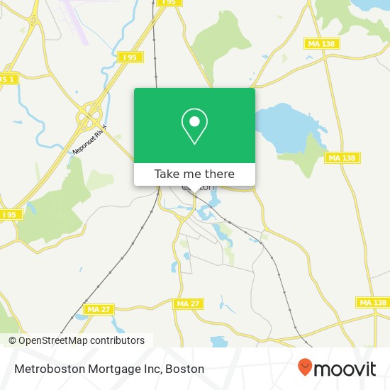 Metroboston Mortgage Inc map