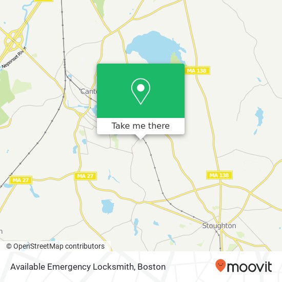 Mapa de Available Emergency Locksmith